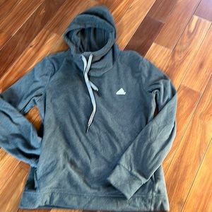 Adidas Dark Gray Hoodie Sweatshirt